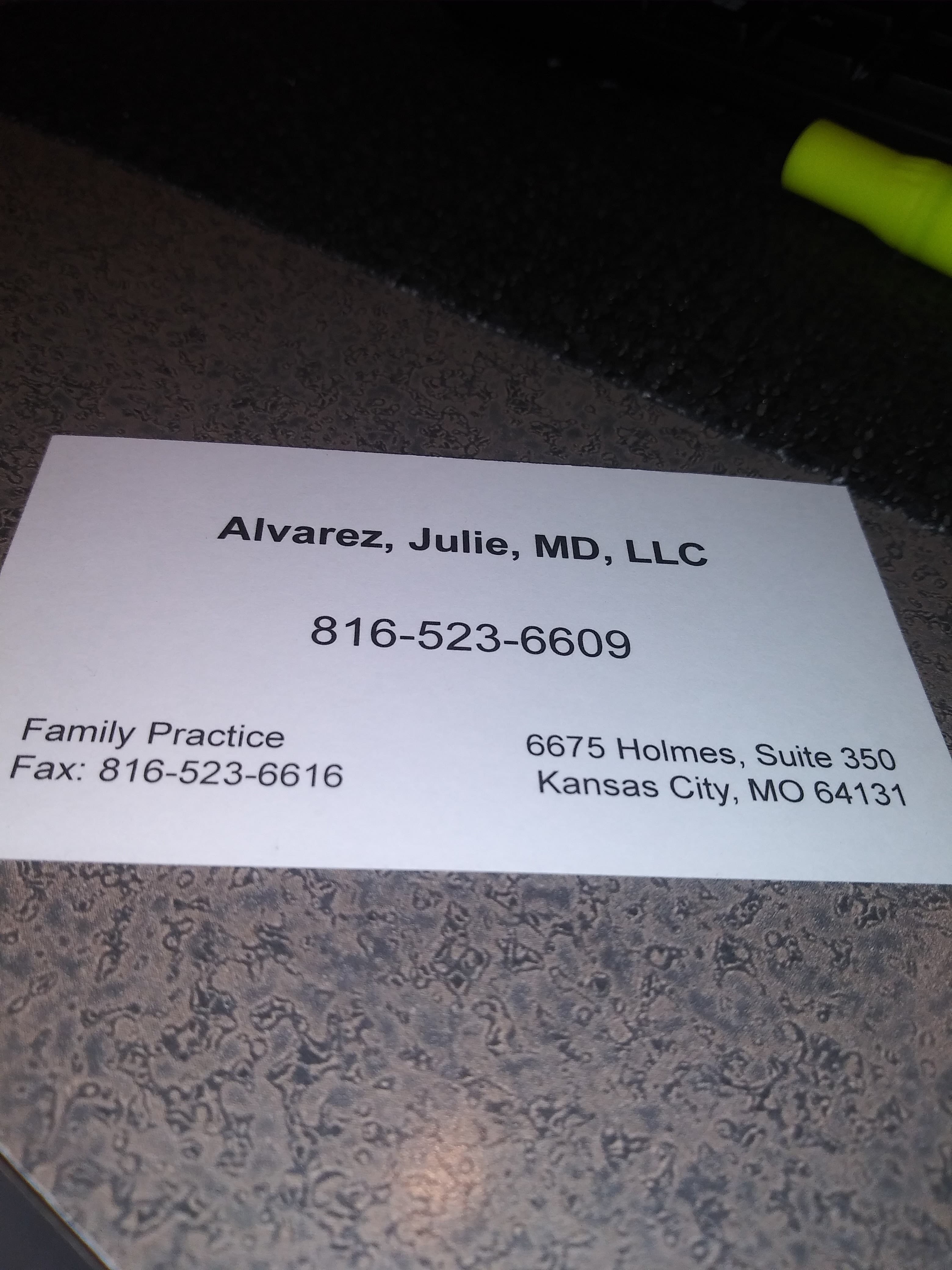 Alvarez Julie M MD - Doctor in Kansas City, MO