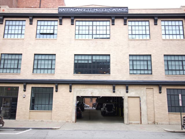 Providence G Parking Garage at the old Narragansett Hotel - Parking in Providence, RI