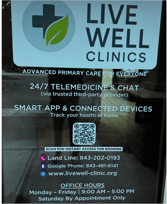LiveWell Clinics - Doctor in Charleston, SC