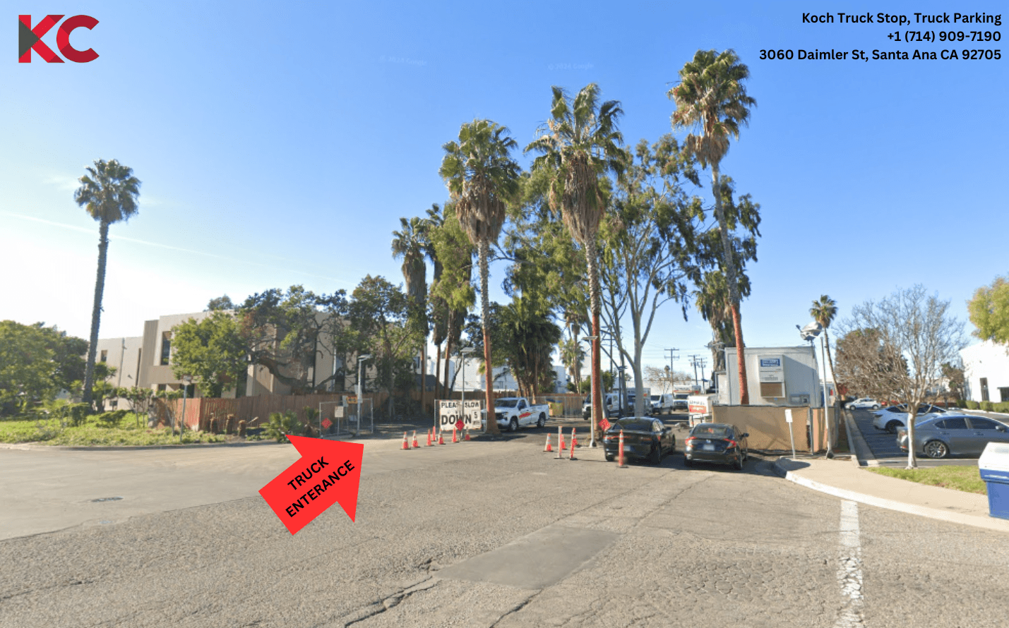 Koch Truck Stop, Truck Parking - Parking in Irvine, CA