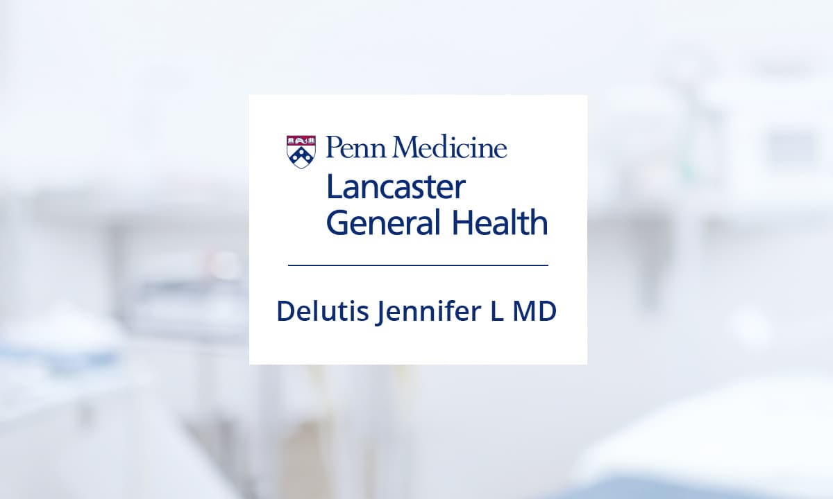 Lancaster General Hospital: Delutis Jennifer L MD - Doctor in Lancaster, PA